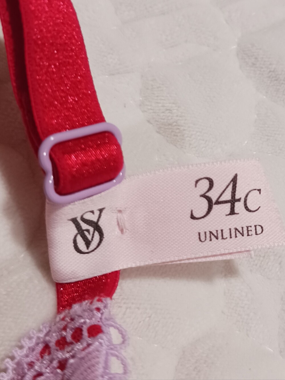 Victoria's Secret TEASE Demi Cup Bra Lace Unlined - Picture 6 of 8
